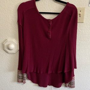 long sleeve blouse